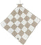 L+L USA Checkered Baby Lovey Pacifier/Teether Holder 10"x10" - DreamSoft Plush Fluffy