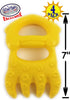 7" Set 4 Pack Matty's Toy Stop Plastic Sand Digger Scoop Claws for Sand & Beach (Red, Yellow, Orange & Green) Complete