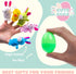 24 JOYIN Pcs Prefilled Easter Eggs with Animal Finger Puppets for Toddlers and Kids, Easter Basket Stuffers, Easter Egg