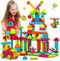 Contixo 144 pcs Bristle Shape 3D STEM Building Toys, Construction Learning Stacking