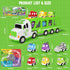 7-in-1 2 3 4 5 17" 6 2-5 Toddler Truck Toys for Year Old Boys - Longer Transport Eco Truck with Cute Pull Back Cars