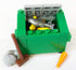 Brick Loot Garbage Minifigure Accessory Pack, Custom Sanitation Worker Set with Trash Cans, Compatible with Lego - Fun