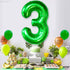 KatchOn Giant Green Number 3 Balloon - 40 Inch, Three Rex Birthday Party Decorations, Green 3 Balloon for Happy Birthday