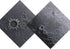 Feleph Space Moon Baseplate, 10x10 inches Classic Building Blocks Base Plate Gray, Compatible with Major Brands