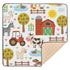 GOODOLD Farm Animals Baby Play Mat 50x50 Inch One-Piece Soft Crawling Mat Waterproof