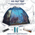 Dinosaur Kids Play Tent: 61”x61”x45” Realistic Indoor & Outdoor Pop Up Play House for Boys & Girls Age 3-12
