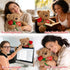 15" Cuckool Teddy Bear Stuffed Animal with Rose and Love Heart, Microwavable & Weighted Stuffed Animal Plush Gift