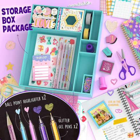 2-Pack 8 9 10 11 12 13 14 Set LAOESE DIY Journal Kit for Girls - Birthday Easter Gifts for Girls Years Old - Arts