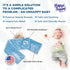 Tummi 1 Count Happi Colic & Gas Relief for Babies & Infants, Soft Washable Waistband, Maw Maw