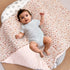 CoolaPeach 2 Pack Backing,39x29.5 Inches,Printed Minky Baby Blankets,Super Soft Receiving Blankets with Muslin Cotton