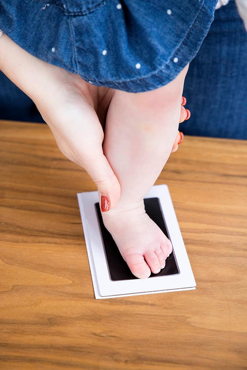Clean-Touch Babyprint Ink Pad, No Touch Keepsake Ink Pad for Baby Handprint or Footprint, Black Ink