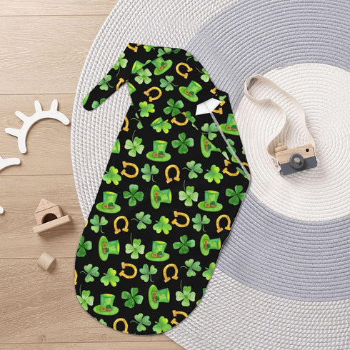 Cozy Soft Green Holiday Swaddle Blanket - Receiving Wrap for Baby Girls and Boys