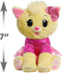 EK World Kate's 7-inch Cat Rosie Plush Stuffed Animal - Unicorn - Soft Fabric - Rainbow Skirt