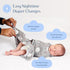 100% (7-13 lbs) SleepingBaby Zippy Swaddle - Cotton Newborn Swaddle Transition Wearable Blanket with Bottom Zipper