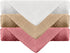 Qianyu 3 Pack Soft Baby Washcloths Muslin Burp Cloths Makeup Remover Cloths Absorbent Cotton Face Towel Reusable Wash