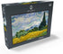 MyPuzzle Wheat Field with Cypresses 1889 by Vincent Van Gogh - Premium 500 Piece Jigsaw Puzzle for Adults