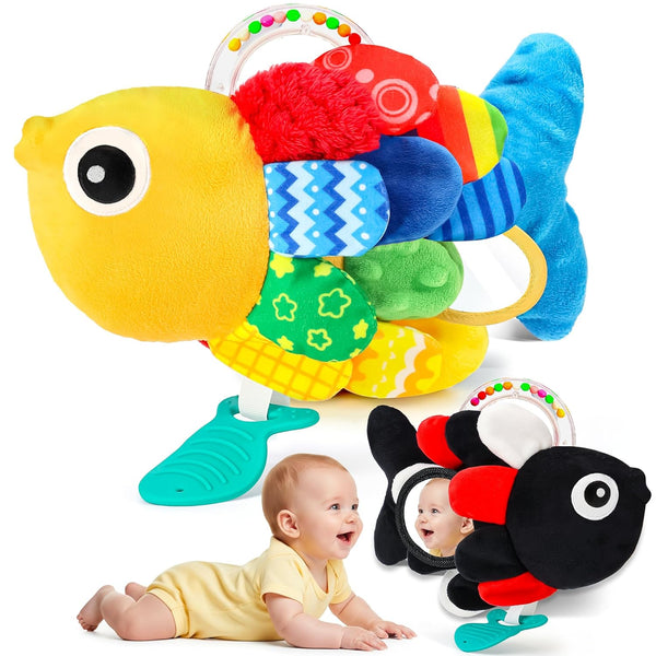 weirtoya Baby Rattles Teething Toys 3-6 Month, Baby Toys for 0-6 Months