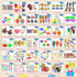 350PCS 4-8 8-12, 3-5 Yutin Prize Box Toys for Kids Classroom, Party Favor Bulk Goodie Bag Stuffers for Kids Pinata