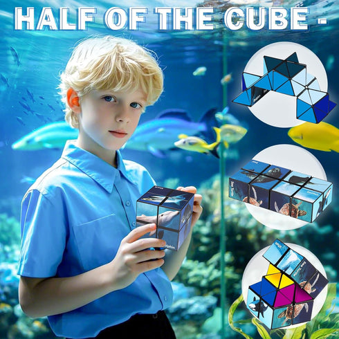 Star Cube Magic Cube Set, 2 in 1 Yoshimoto Cube for Kids and Adults, Toys for Ages 8-12