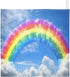 STAYTOP Pack 3 Rainbow Muslin Baby Washcloths of - Soft Face Cloths for Newborn, Absorbent Baby Bath and Face