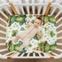 Haskirky 27 39 inches Cute Frogs Baby Crib Sheets for Boys Girls Soft Breathable Elasticity Fitted Unisex Crib Sheet