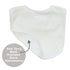 Neat Solutions 20 Pack 2-Ply Knit Terry Feeder Bibs in White