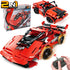 RC Toy 2 in 1 Remote Control Racing Car Building Blocks, 351 Pcs DIY Engineering Construction Toy for Kids 6-12