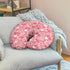 Hechitok Rainbow Heart Nursing Pillow Covers, Nursing Pillow Slipcovers Breastfeeding Newborn Infant Feeding Cushion