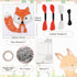 Boqin DIY String Art Kit - Cute Fox Craft Kit with String Art Patterns, Pushpins, Crafting Supplies, String Art Kit for Kids Gift for 9-12 Girls Unique Gift for Home Wall Decorations by Boqin
