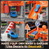Playsets, Playset, 1:64 Toy Cars Toy Car Wash for Kids, Activity Drivers Scale Car, Parking lot with Track, Foam
