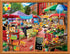 MasterPieces 750 Piece Jigsaw Puzzle for Adults, Town Square Booths, 18"x24"
