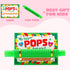 30 Packs JOYIN Valentines Day Pop Tubes Fidget Toys for Kids, Stretchy Tube Stress Relief Fidget Toy for Kids
