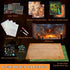 Set 2-Sided Set, CZYY Foldable Battle Mat with DM Screen, Game Tokens, Dice - Wet & Dry Erase Terrain, Ultimate DND