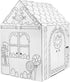 Easy Playhouse Gingerbread House - Kids Art & Craft for Indoor Fun, Decorate & Personalize