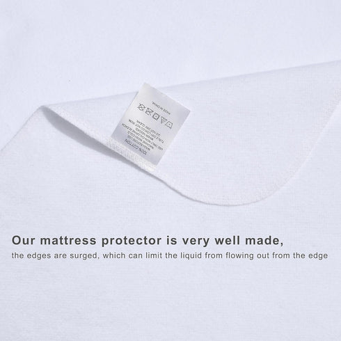 Pad100 27" 39" Flannel Crib Protector Waterproof Mattress Protector Pad, One Size, X