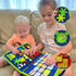3-5 LearnToy Dinosaur Montessori Learning Toy for Toddlers Ages Years, Busy Sensory Board with Educational Activities