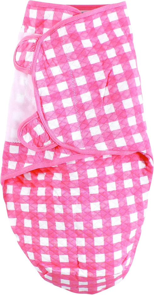 3pk, 0-3 Hudson Baby Unisex Baby Quilted Cotton Swaddle Wrap Girl Farm Animals, Months