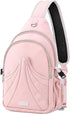 AGPTEK GPTEK Diaper Sling Bag, Small Crossbody Bags for Mom with Insulted