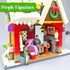 70PCS People Figurines Mini Trains, Architectural 1:25 1:50 1:75 1:87 Scale Painted Figures, Dollhouse People