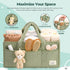 PeraBella Diaper Caddy Organizer for Changing Table, Storage Basket for Wipes, Gift for Baby Shower, Car Organizer