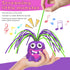 4PCS Fun Hair Pulling Fidget Screaming Monster Toys, Anti-Anxiety Novelty Toys for Kids 3-7+ Boys Girls