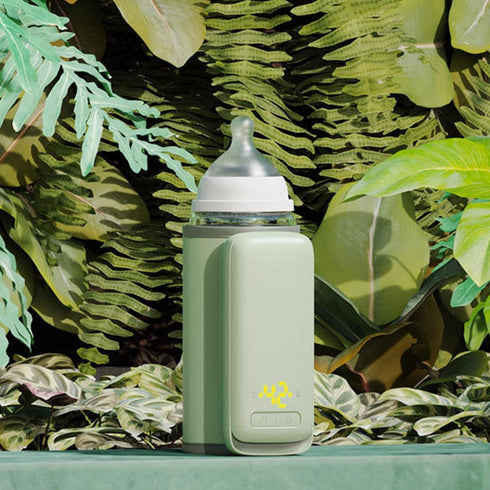 Depisuta 3000mAh Baby Bottle Warmer, Portable Baby Bottle Warmer with Digital Display for Travel, Constant Temperature