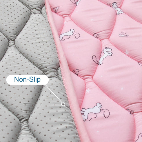 50" 50", Foam Baby Play Mat X Play Mat for Babies and Toddlers, Baby Floor Playmat Non Slip, Thick One-Piece Crawling