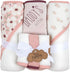 Hooded Baby Bath Towel and Washcloth 6 Piece Set for Newborns, Infants