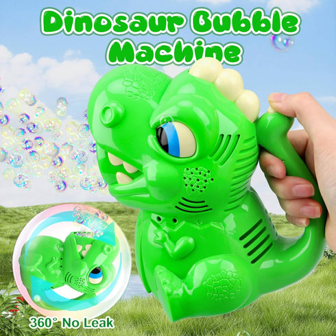 Dinosaur Bubble Machine for Kids Ages 4-8, Bubbles Toys Gift for Boys & Girls, Outdoor Fun for 3-8 Years Old