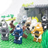 Toy Soldiers Figures, Black Bomb Disposal Suit Armor E.O.D Suit, Military Equipment Custom Minifigure for Ages 3+