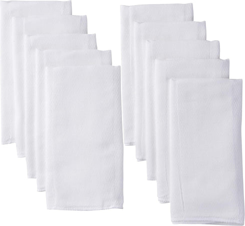 Gerber Unisex Baby Boys Girls Birdseye Prefold Cloth Diapers Multipack White 3-Ply
