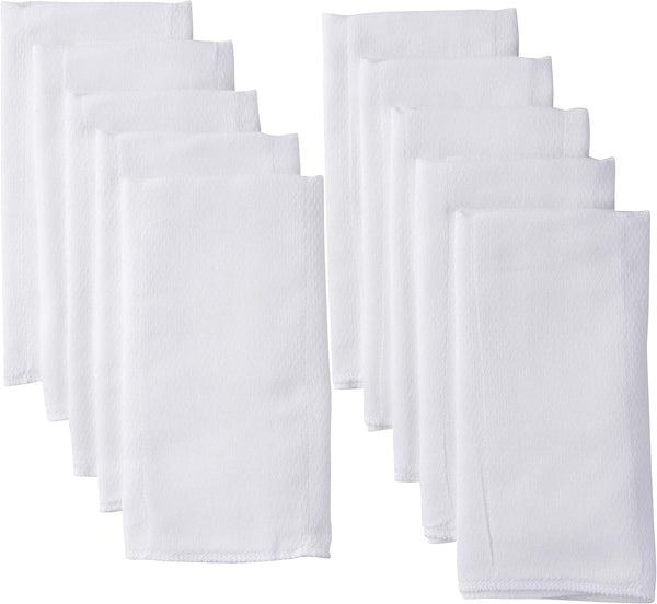 Gerber Unisex Baby Boys Girls Birdseye Prefold Cloth Diapers Multipack White 3-Ply