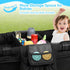 W1,W2) Stroller Snack Tray with Anti-Falling Bottle Holders for Wonderfold Wagon,Waterproof Faux Leather Interior,Easy