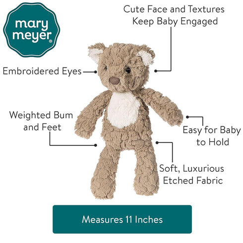 Mary Meyer Putty Nursery Stuffed Animal, 11-Inches Teddy Bear Soft Toy